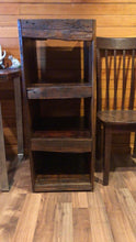 Load image into Gallery viewer, Rough Cut Reclaimed Wood Book Shelf