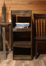 Load image into Gallery viewer, Rough Cut Reclaimed Wood Book Shelf