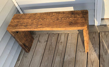 Load image into Gallery viewer, Hand Crafted , Reclaimed Wood bench