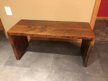 Load image into Gallery viewer, Hand Crafted , Reclaimed Wood bench