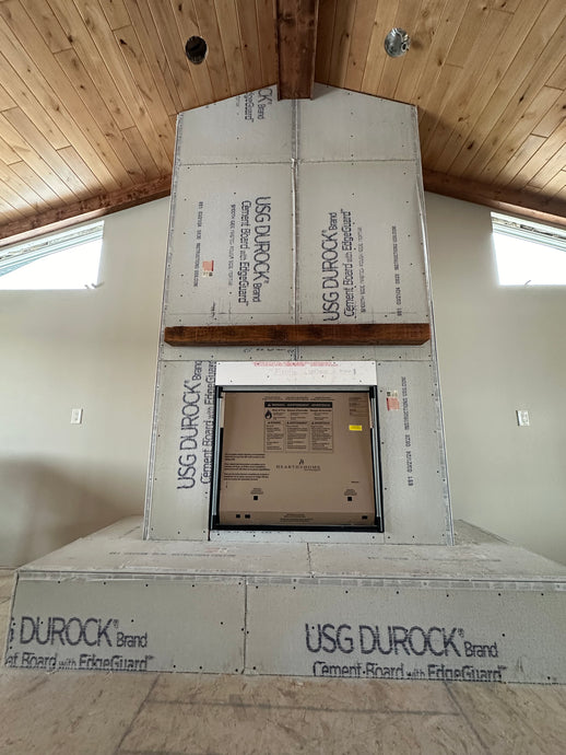 Custom made mantle project