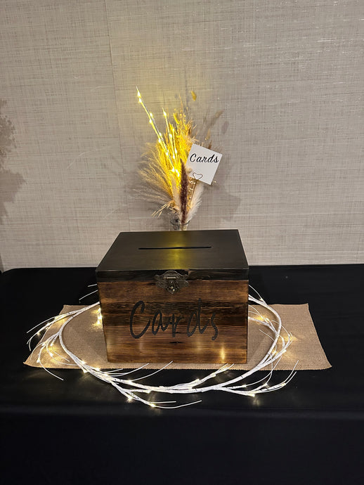 Custom Wedding Card Box