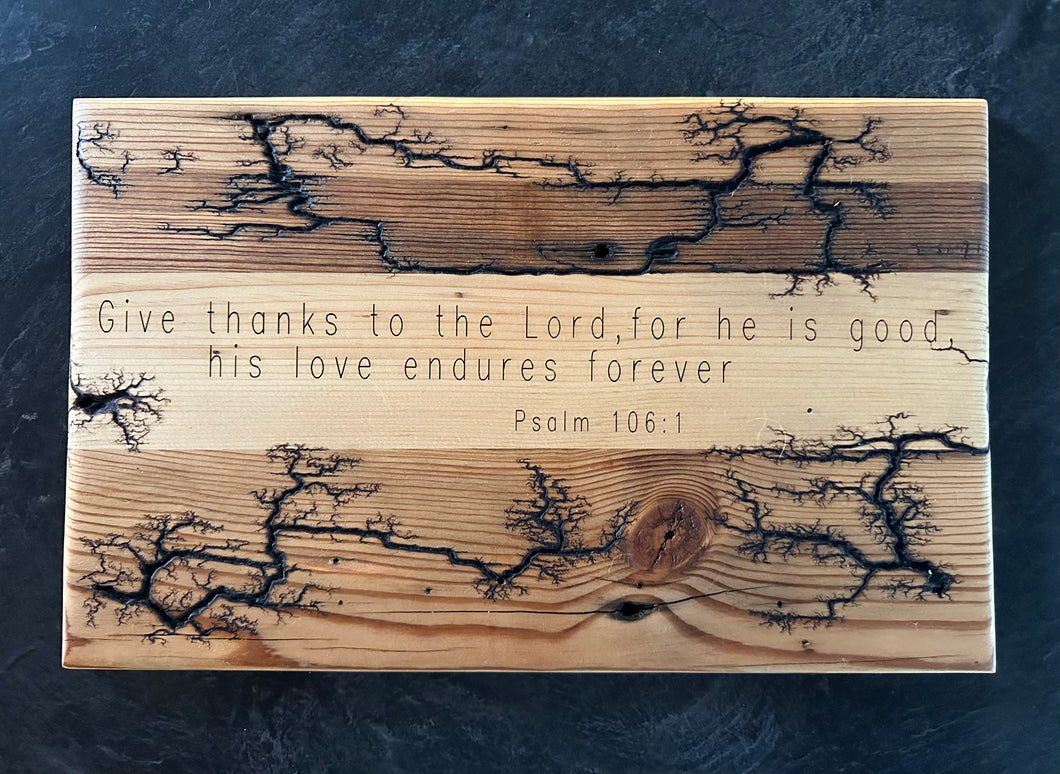 Beautiful Faith Statement Fractal Sign