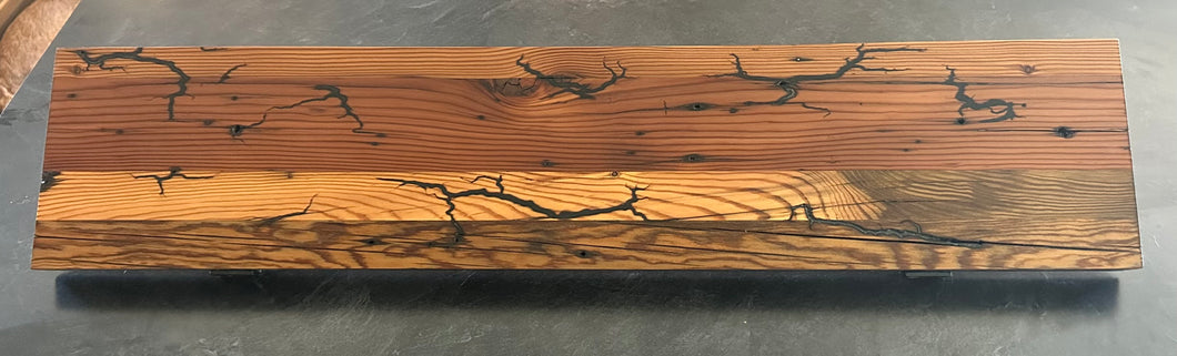 Fractal Redwood Shelf with brackets