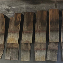 Load image into Gallery viewer, Reclaimed Cedar Shakes - 116 Years Old - 2sq feet Various Sizes
