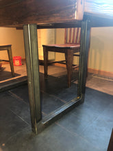 Load image into Gallery viewer, Rough Cut Reclaimed Wood Table with Steel Legs
