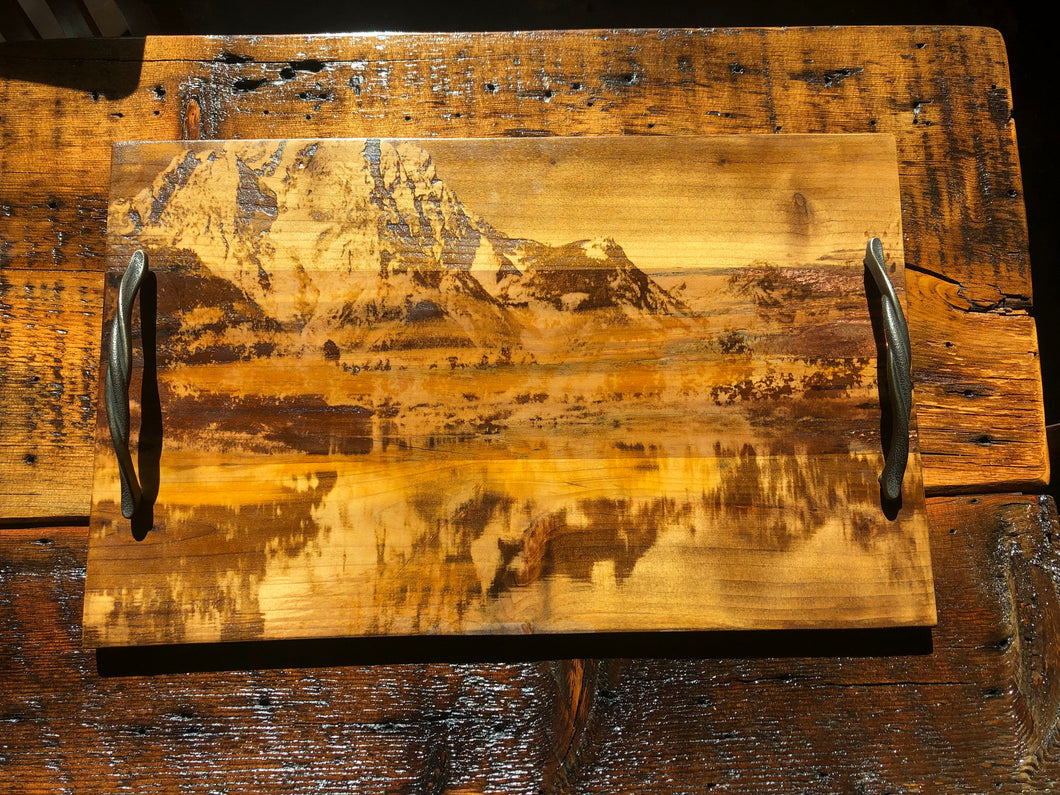 Serving tray collection- Made from Authentic Reclaimed Wood in the USA