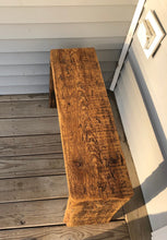 Load image into Gallery viewer, Hand Crafted , Reclaimed Wood bench
